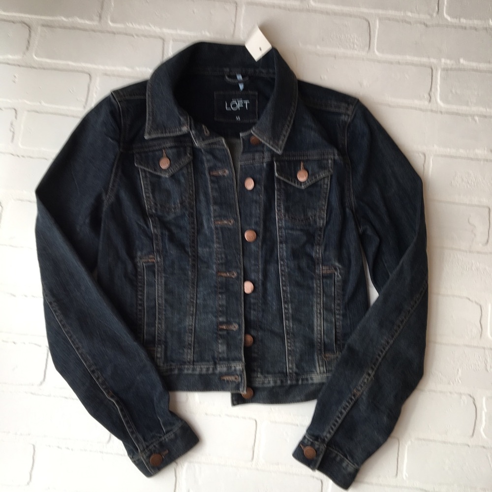LOFT denim jacket XS